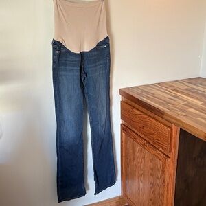 Adriano Goldschmied Blue Boot Cut Maternity Jeans 27R
